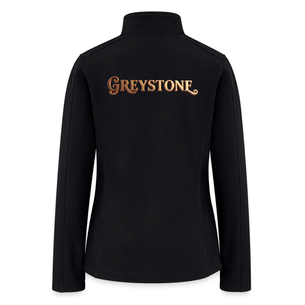 La Veste Softshell Souple "Greystone" - black