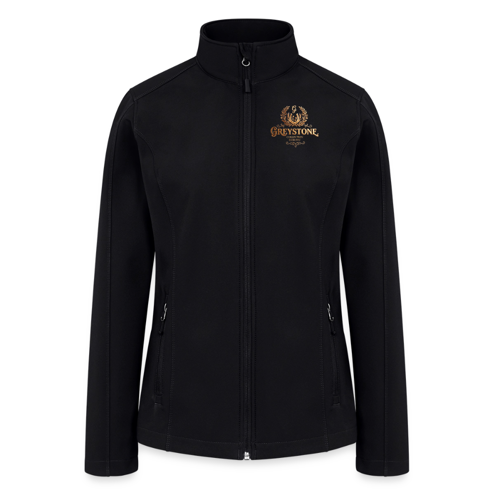 La Veste Softshell Souple "Greystone" - black