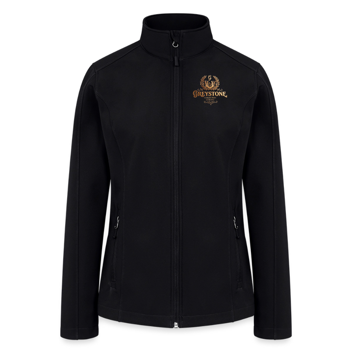 La Veste Softshell Souple "Greystone" - black